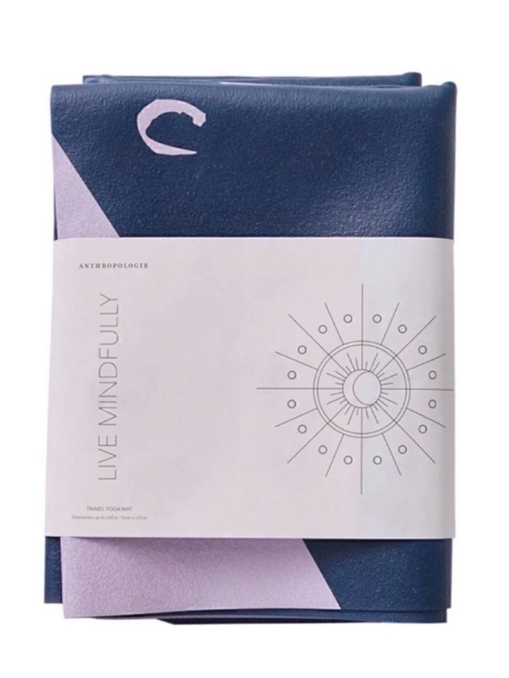 Anthropologie Live Mindfully Travel Yoga Mat